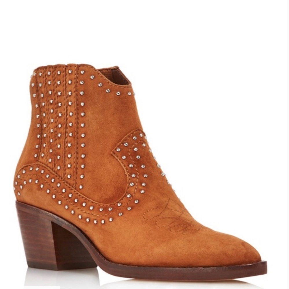 Dolce vita Dexter suede cowgirl booties size 9